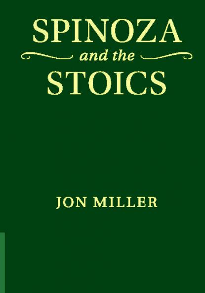 Spinoza and the Stoics