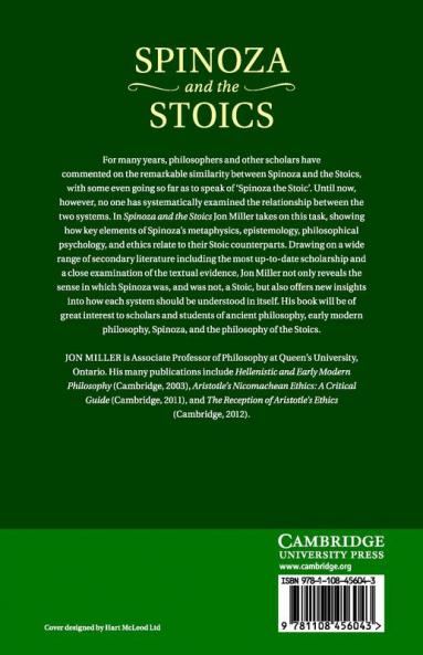 Spinoza and the Stoics