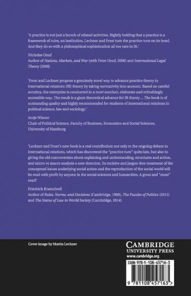 Practice Theory and International Relations