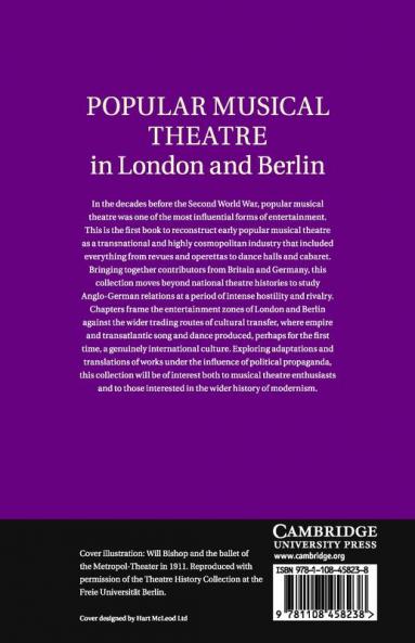 Popular Musical Theatre in London and Berlin