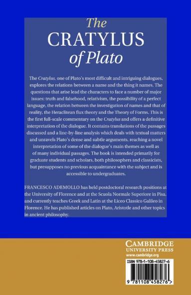 The Cratylus of Plato