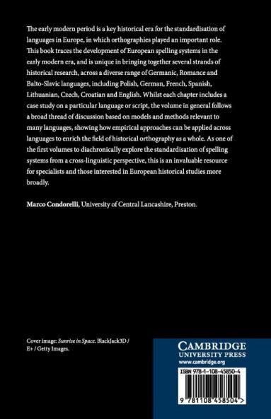 Advances in Historical Orthography c. 1500-1800