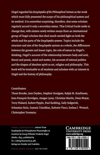 Hegel's Encyclopedia of the Philosophical Sciences