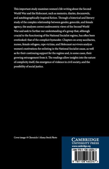 German Women's Life Writing and the Holocaust