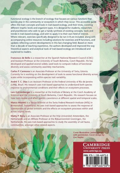 Handbook of Trait-Based Ecology