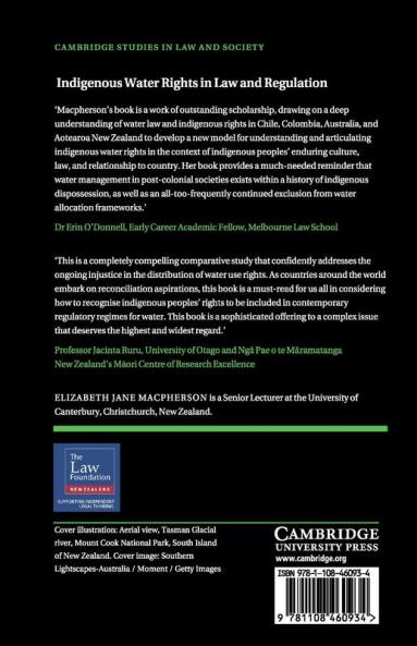 Indigenous Water Rights in Law and Regulation