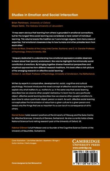 Foundations of Affective Social Learning