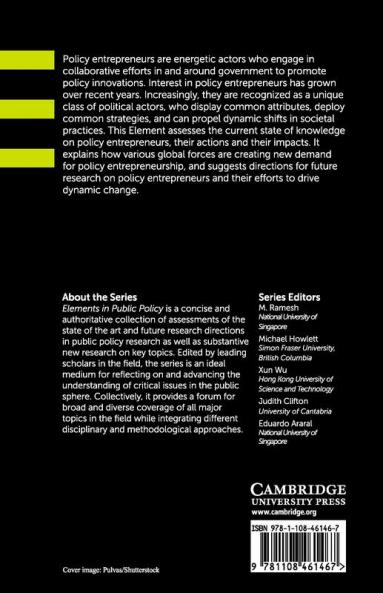 Policy Entrepreneurs and Dynamic Change
