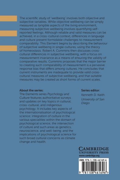 Measuring and Interpreting Subjective Wellbeing in Different Cultural Contexts