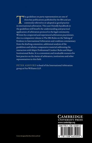 The IBA Guidelines on Party Representation in International Arbitration