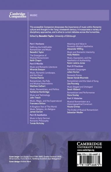 The Cambridge Companion to Music and Romanticism