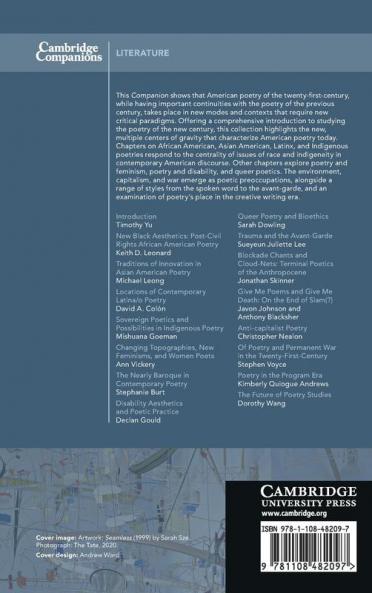 The Cambridge Companion to Twenty-First-Century American Poetry