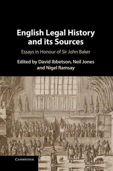 English Legal History and its Sources