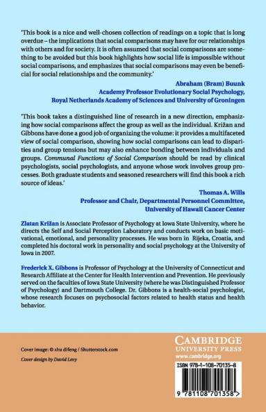 Communal Functions of Social Comparison