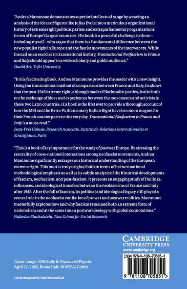 Transnational Neofascism in France and Italy