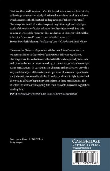 Comparative Takeover Regulation