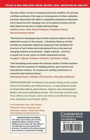 A Business History of India (South Asia Edition)