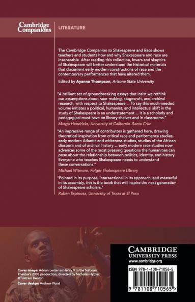 The Cambridge Companion to Shakespeare and Race