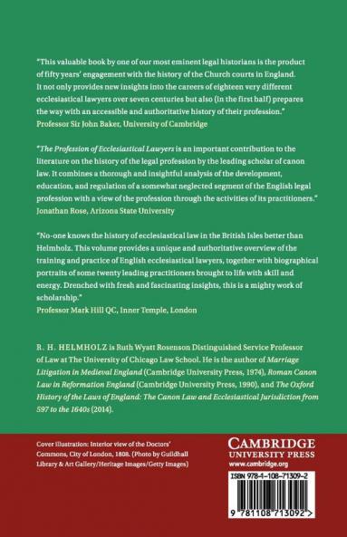 The Profession of Ecclesiastical Lawyers
