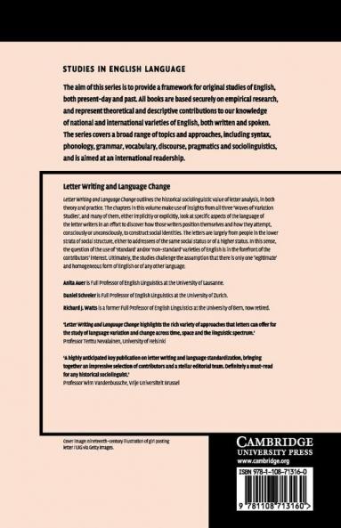 Letter Writing and Language Change