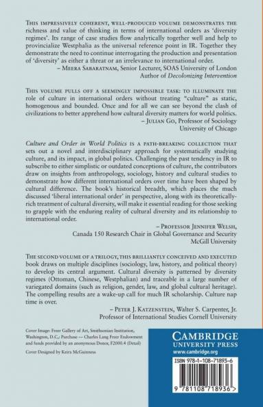 Culture and Order in World Politics