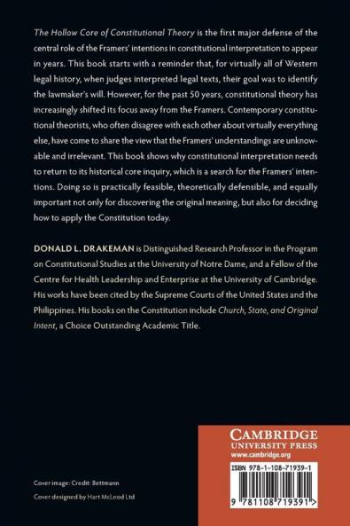 The Hollow Core of Constitutional Theory
