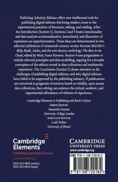 Publishing Scholarly Editions