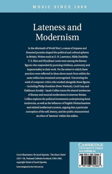 Lateness and Modernism