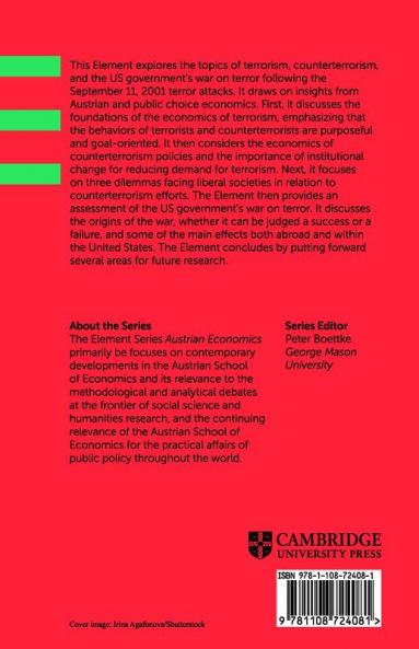 Political Economy of Terrorism Counterterrorism and the War on Terror