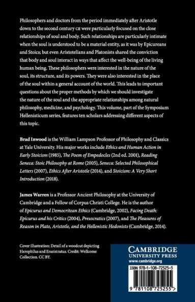 Body and Soul in Hellenistic Philosophy