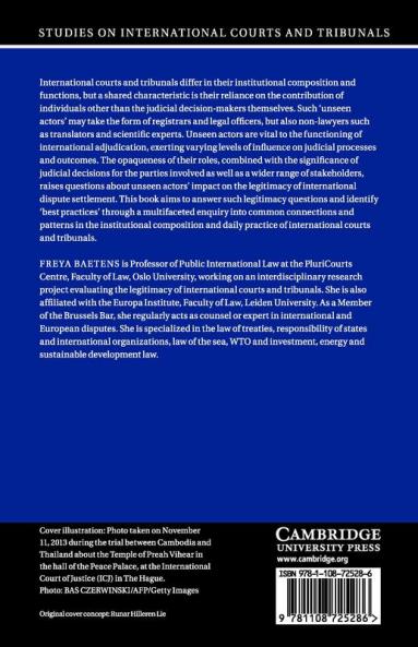 Legitimacy of Unseen Actors in International Adjudication