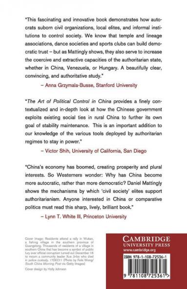 The Art of Political Control in China