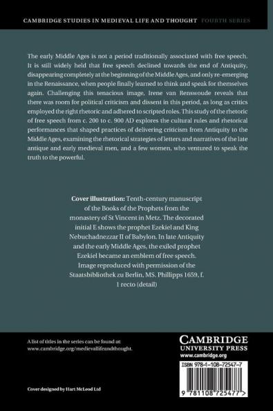 The Rhetoric of Free Speech in Late Antiquity and the Early Middle Ages