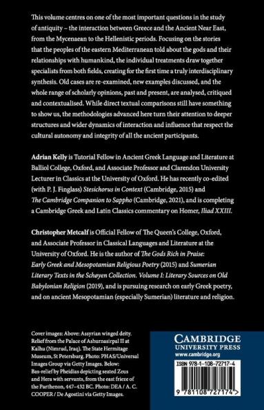 Gods and Mortals in Early Greek and Near Eastern Mythology