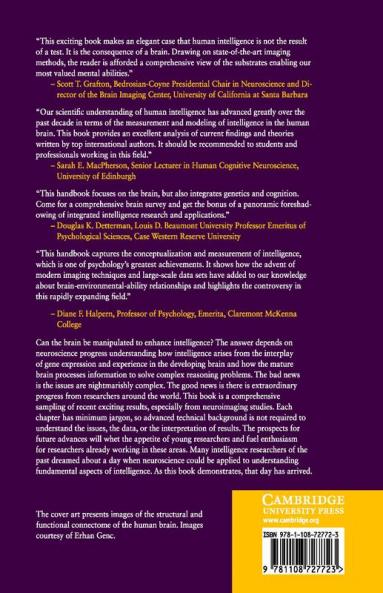 The Cambridge Handbook of Intelligence and Cognitive Neuroscience
