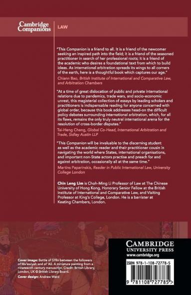 The Cambridge Companion to International Arbitration