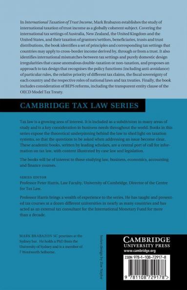 International Taxation of Trust Income