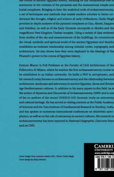 Architecture Astronomy and Sacred Landscape in Ancient Egypt