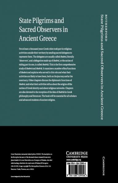 State Pilgrims and Sacred Observers in Ancient Greece