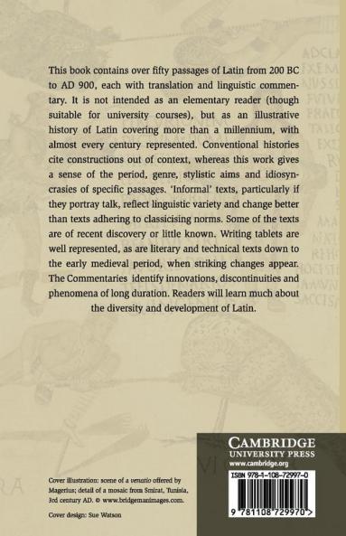 An Anthology of Informal Latin 200 BC-AD 900