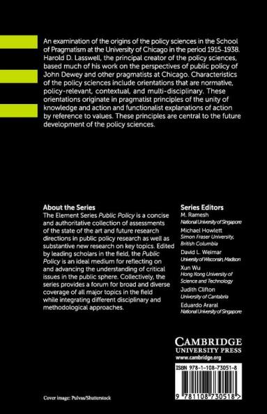 Pragmatism and the Origins of the Policy             Sciences
