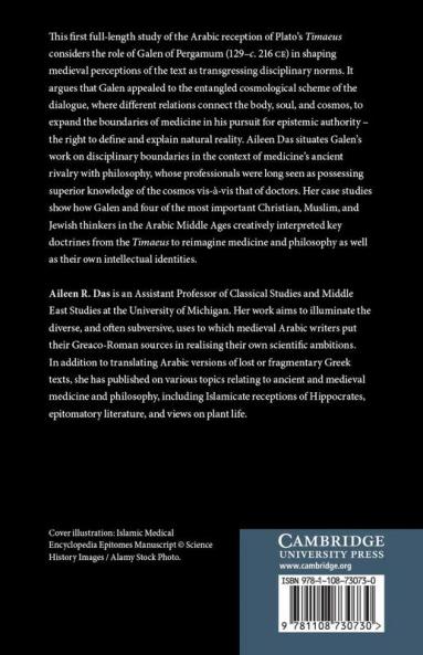 Galen and the Arabic Reception of Plato's Timaeus