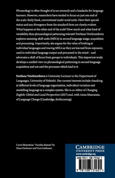 Phraseology and the Advanced Language Learner