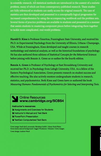 Statistical Concepts for the Behavioral Sciences