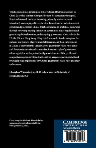 Regulating Government Ethics