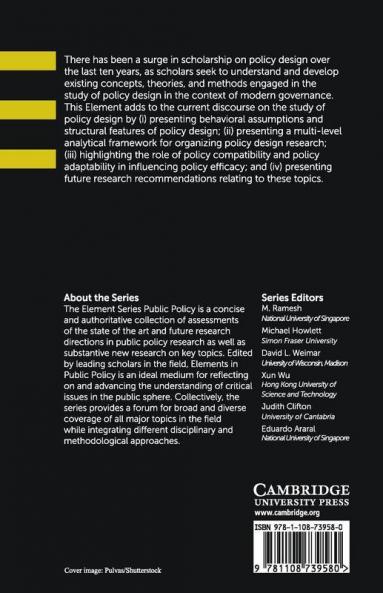 Understanding and Analyzing Public Policy Design