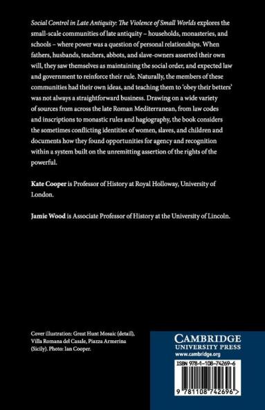 Social Control in Late Antiquity