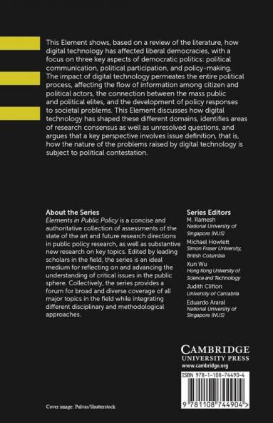 Digital Technology Politics and Policy-Making