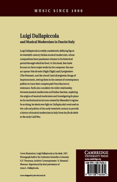 Luigi Dallapiccola and Musical Modernism in Fascist Italy