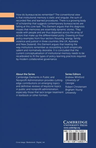 Institutional Memory as Storytelling